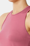 Amante Anti Microbial Fitted Tanks - Heather Rose — thumbnail 4